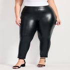 Vegan Leather & Ponte Pant image number null
