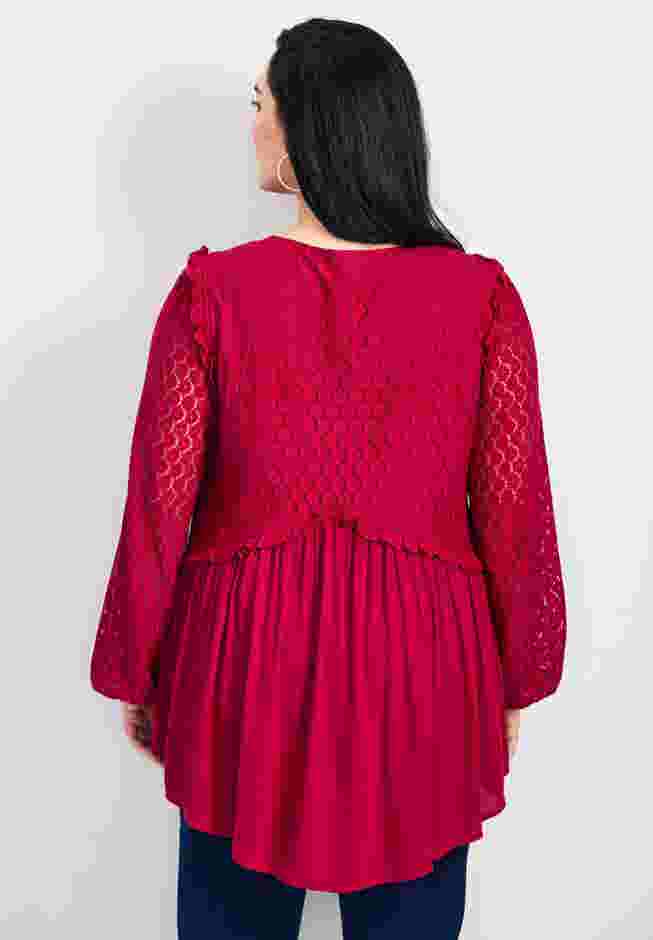 Haven Lace Yoke Top image number 1