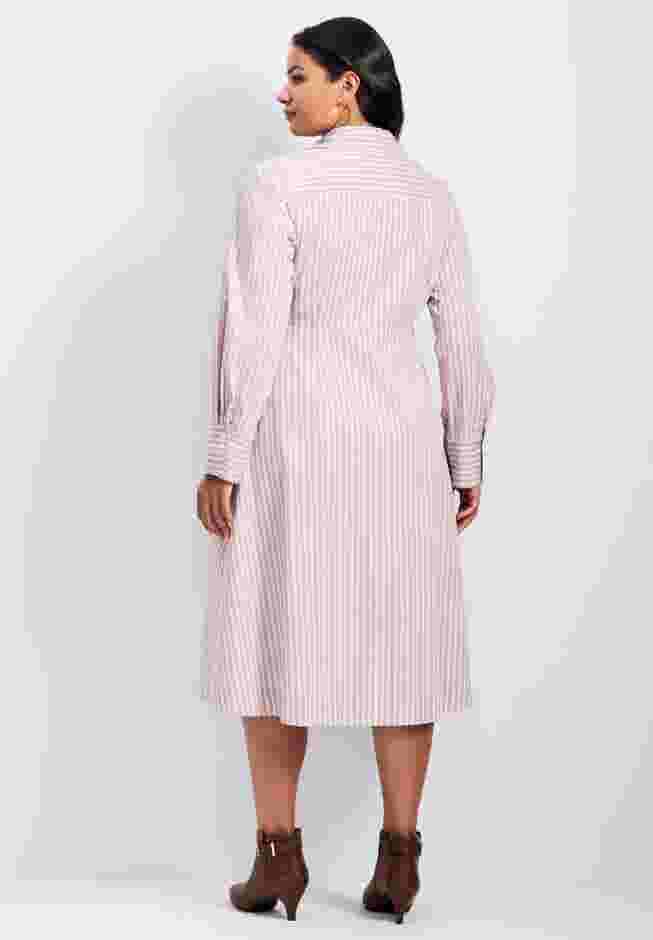 Bethany Poplin Tie Front Shirtdress image number 1