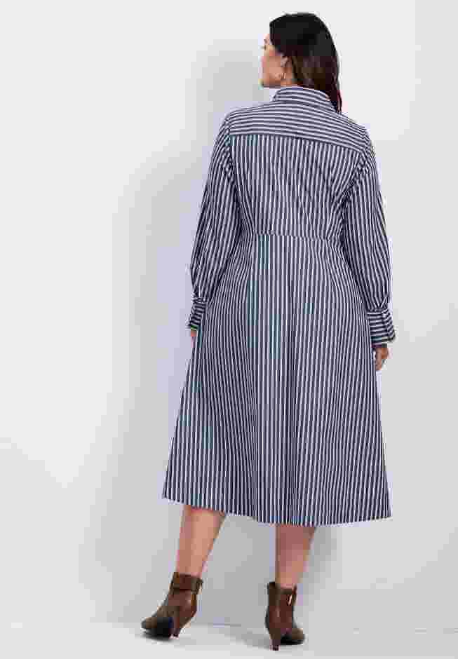 Bethany Poplin Tie Front Shirtdress image number 1