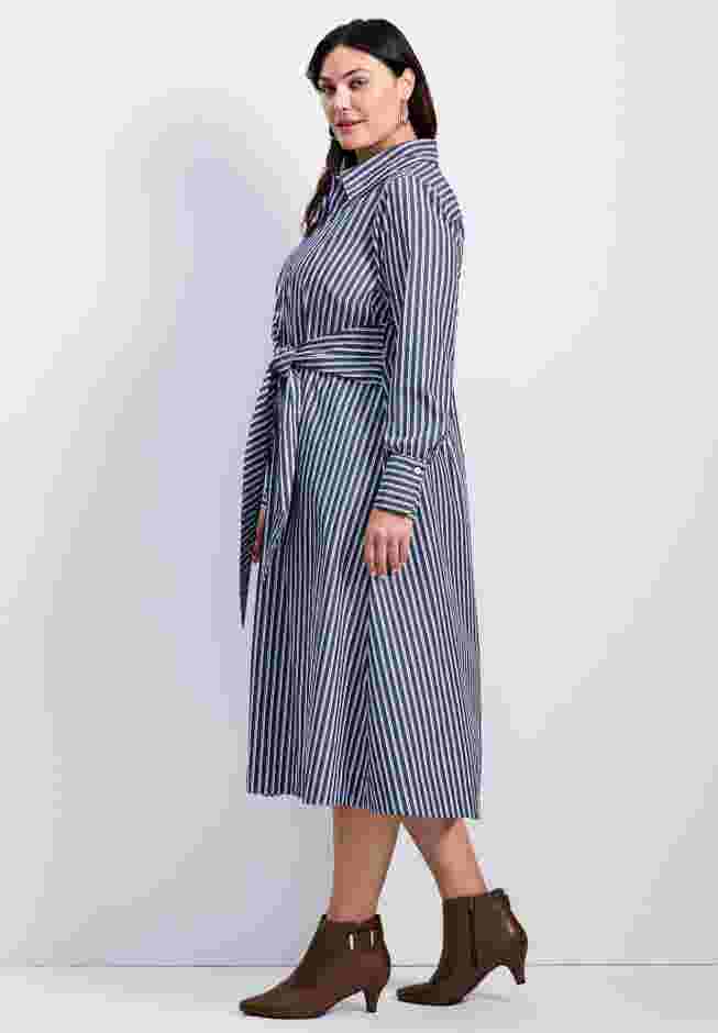 Bethany Poplin Tie Front Shirtdress image number 2