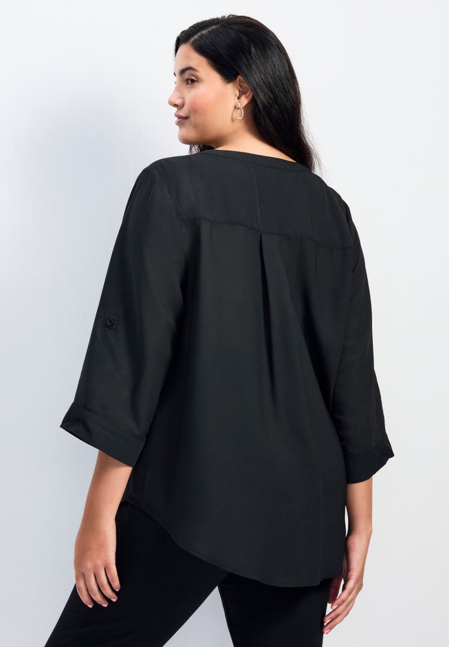 Madeline Tab Sleeve Blouse image number 1