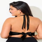 Loop Strap Halter Bikini Top image number null