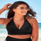 Loop Strap Halter Bikini Top image number null