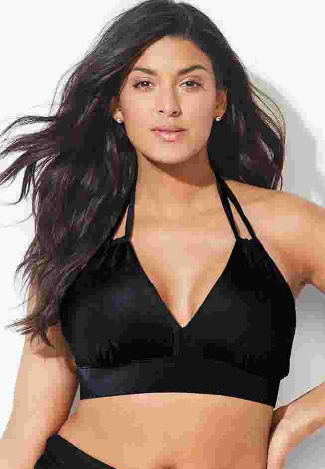 Loop Strap Halter Bikini Top image number 0