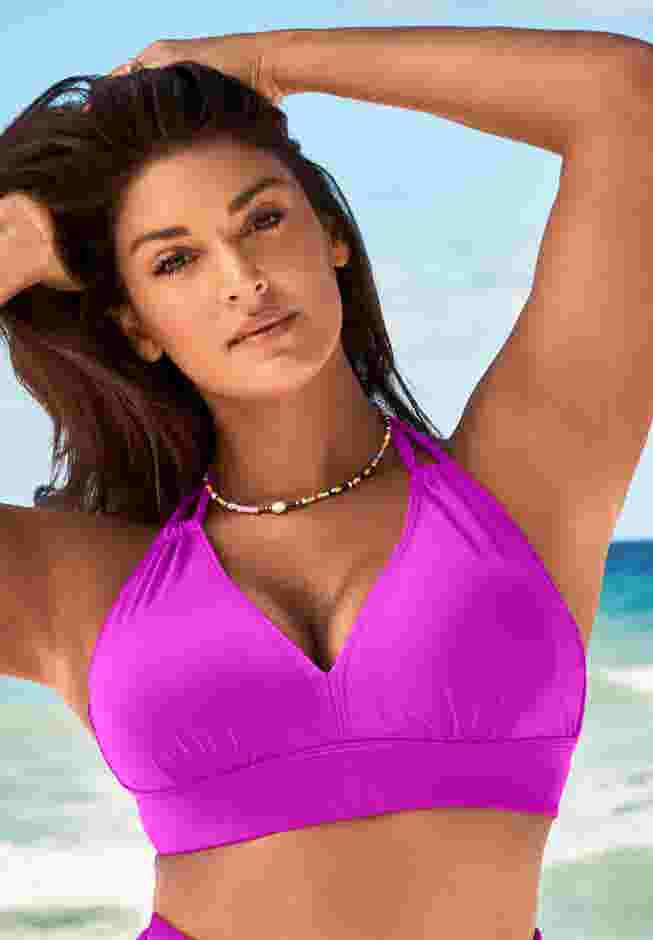 Loop Strap Halter Bikini Top image number 0