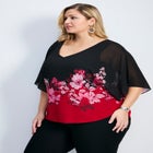 Love Story Overlay Blouse image number null