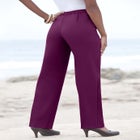 Plus Size Classic Bend Over&reg; Structured Straight Leg Pull-On Pant image number null