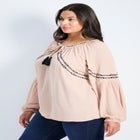 Isabelle Embroidered Top image number null
