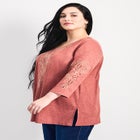 Casey Embroidered Top image number null