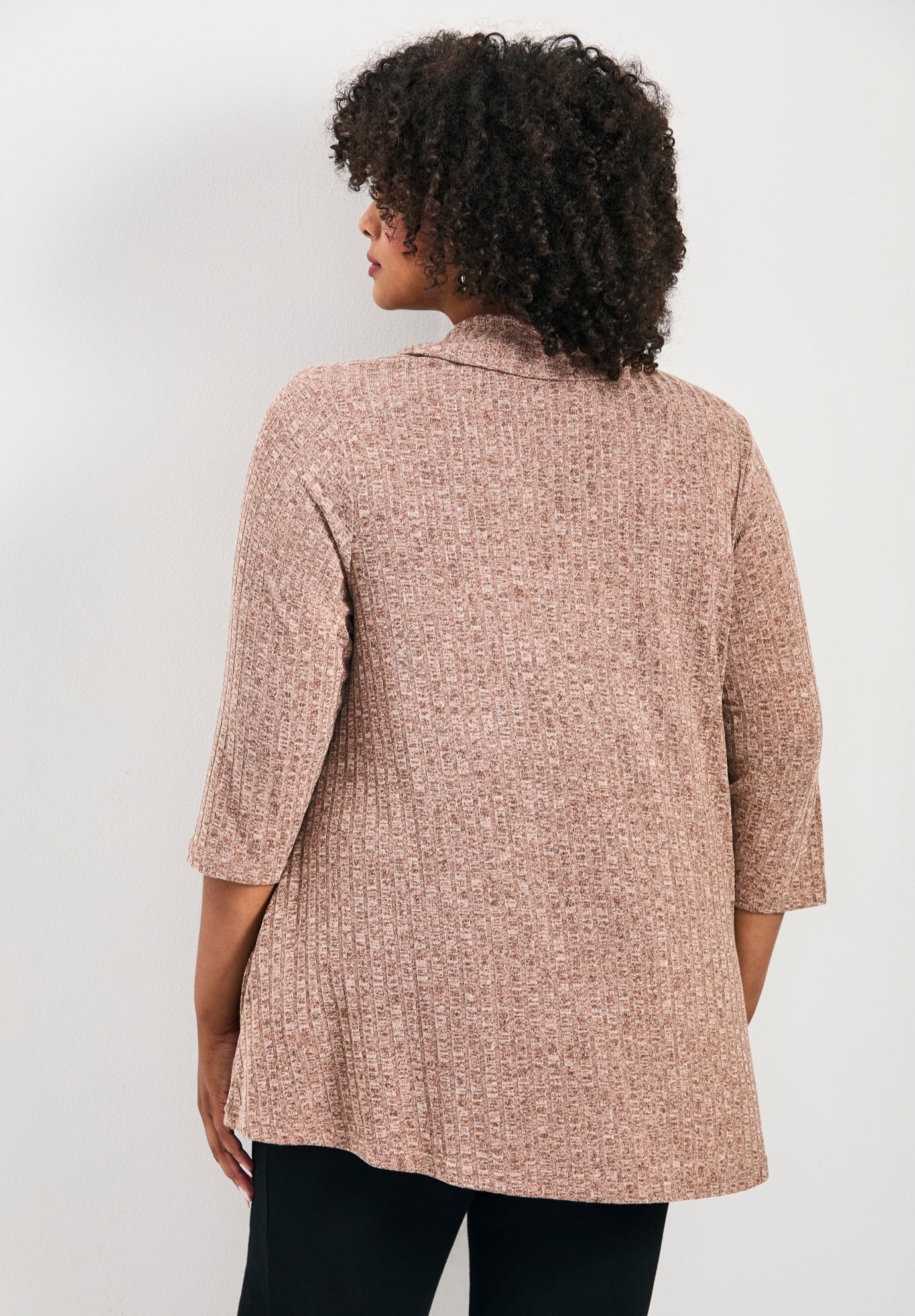 Miley Rib Hacci Button Tunic image number 1