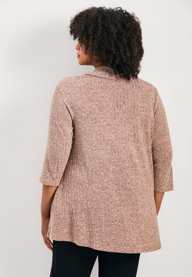 Miley Rib Hacci Button Tunic image number 1