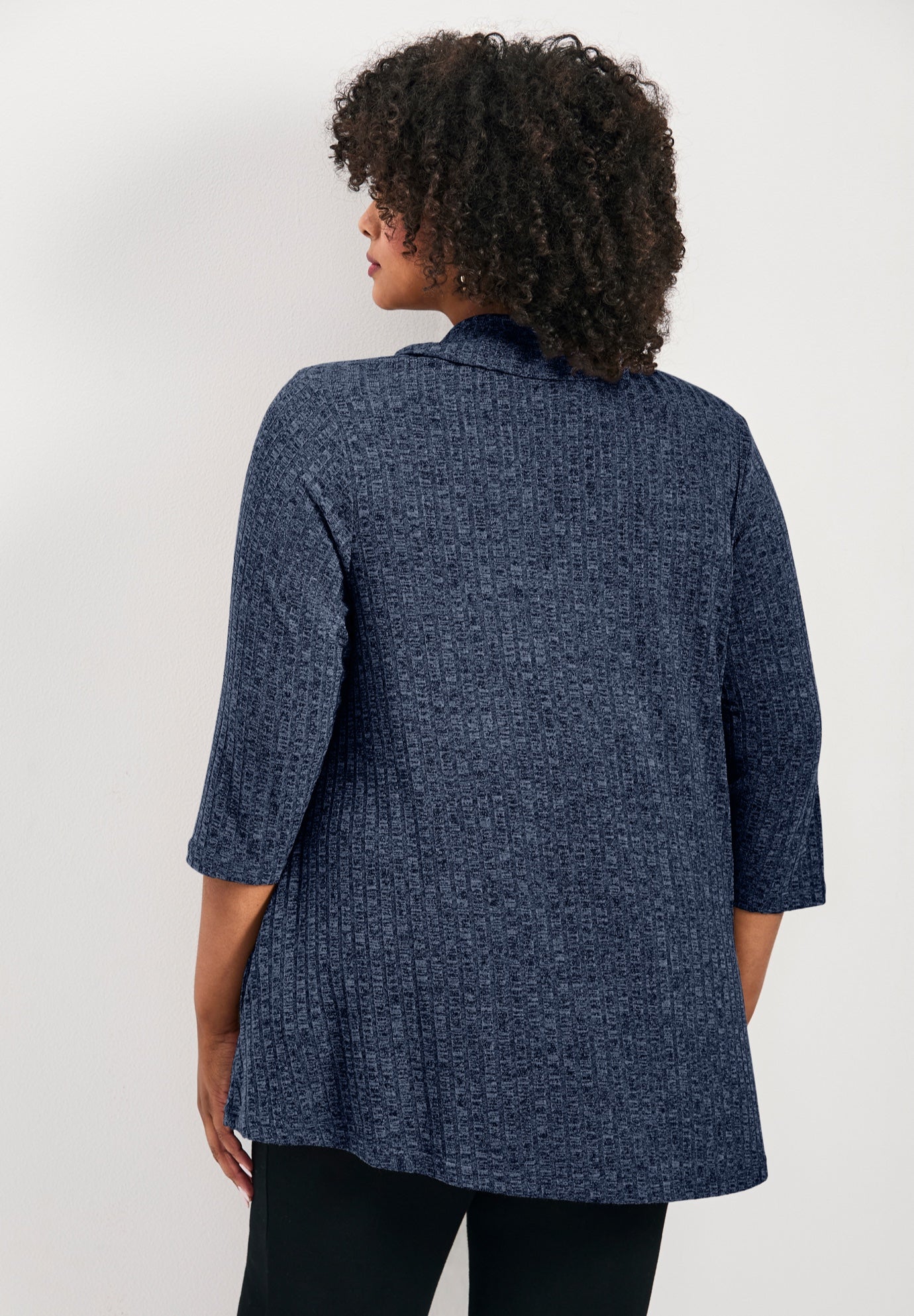 Miley Rib Hacci Button Tunic image number 1