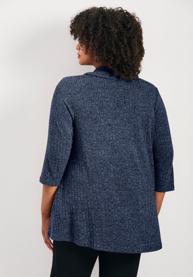 Miley Rib Hacci Button Tunic image number 1