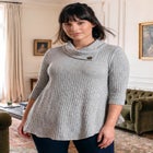 Miley Rib Hacci Button Tunic image number null