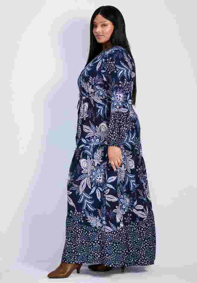 Floral Falls Tiered Maxi Dress image number 2