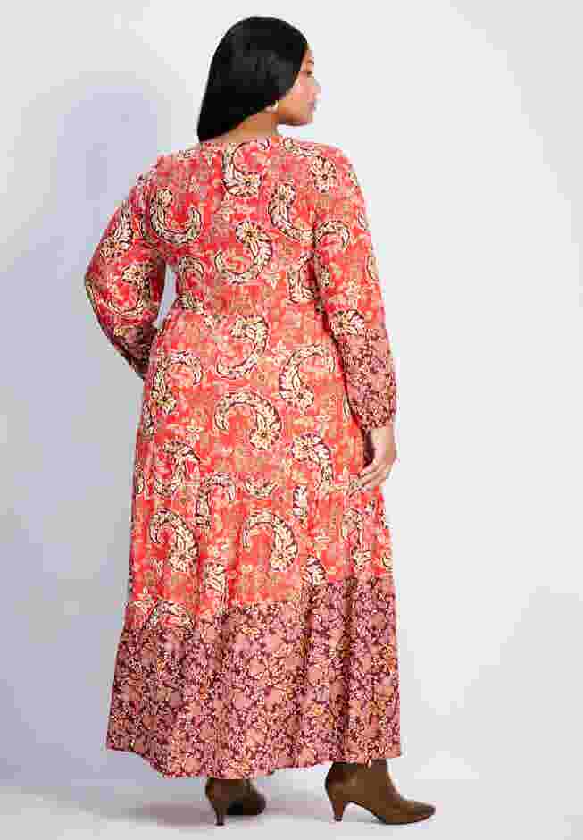 Floral Falls Tiered Maxi Dress image number 1