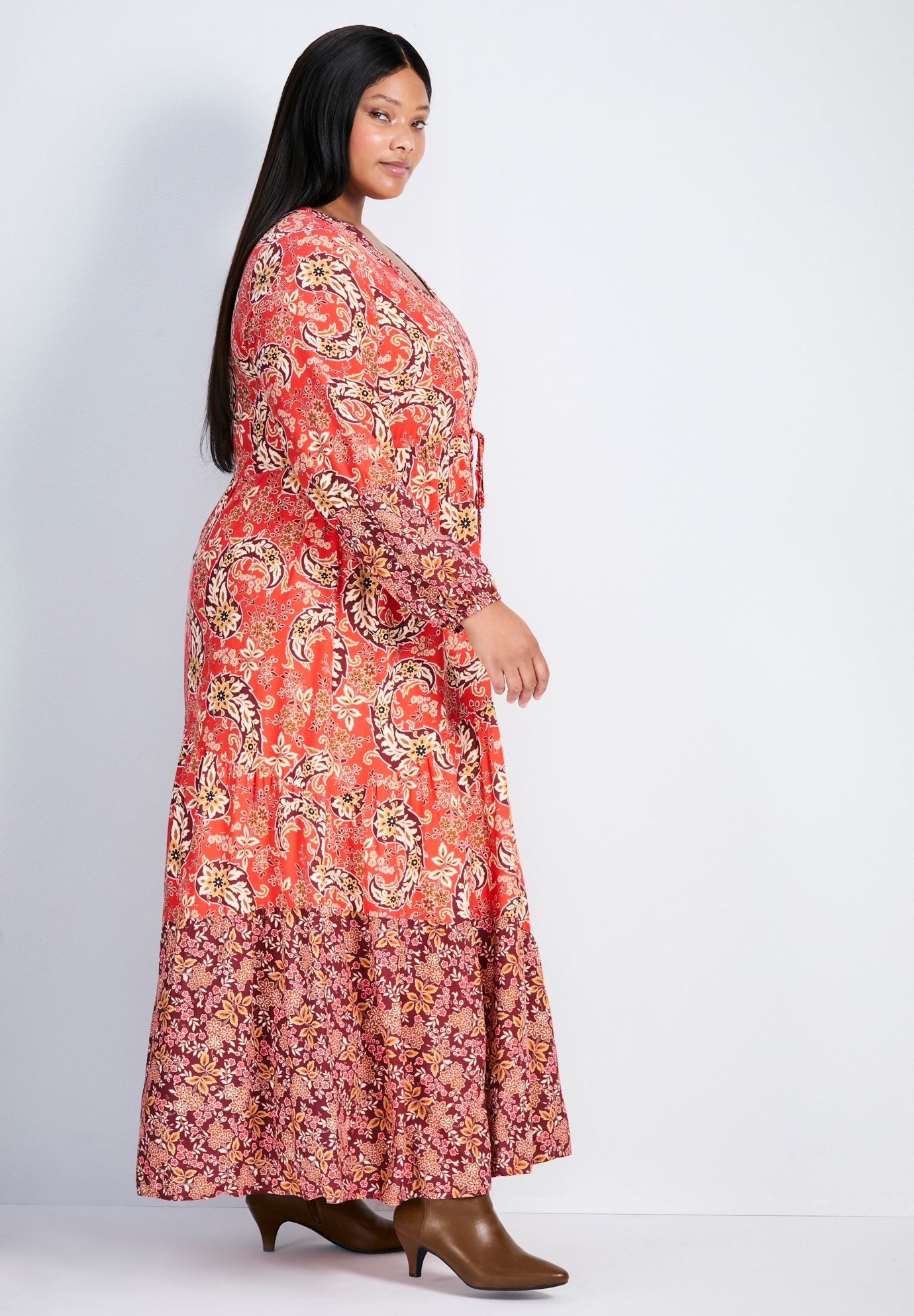 Floral Falls Tiered Maxi Dress image number 2