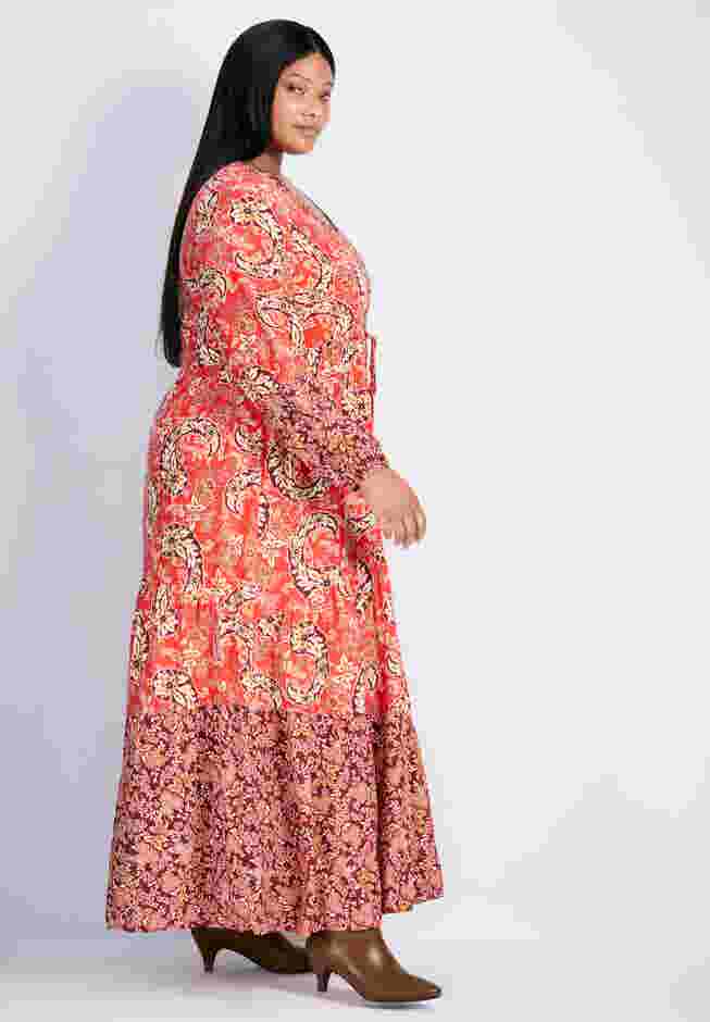 Floral Falls Tiered Maxi Dress image number 2