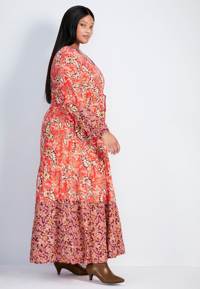 Floral Falls Tiered Maxi Dress image number 2