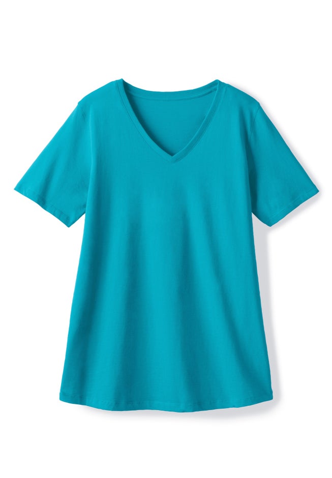 Perfect Short-Sleeve V-Neck Tee image number 2