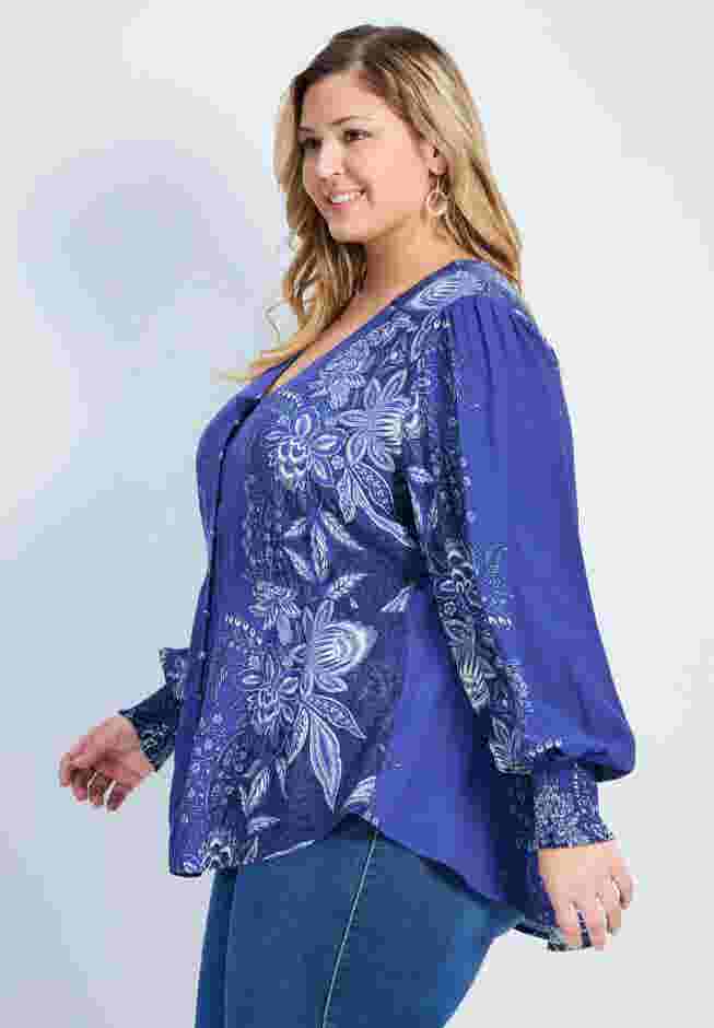 Bella Placement Print Shirt image number 2