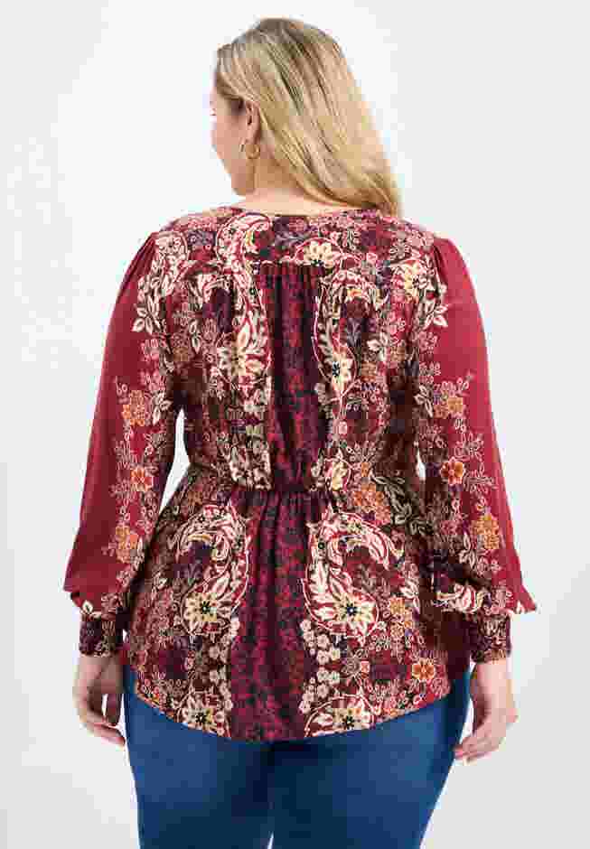 Bella Placement Print Shirt image number 1