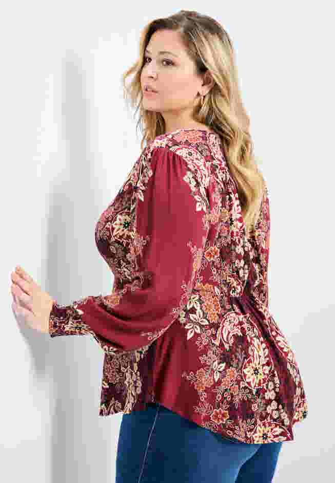 Bella Placement Print Shirt image number 2