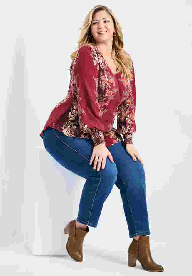 Bella Placement Print Shirt image number 3
