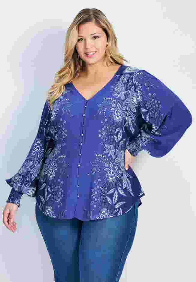 Bella Placement Print Shirt image number 0