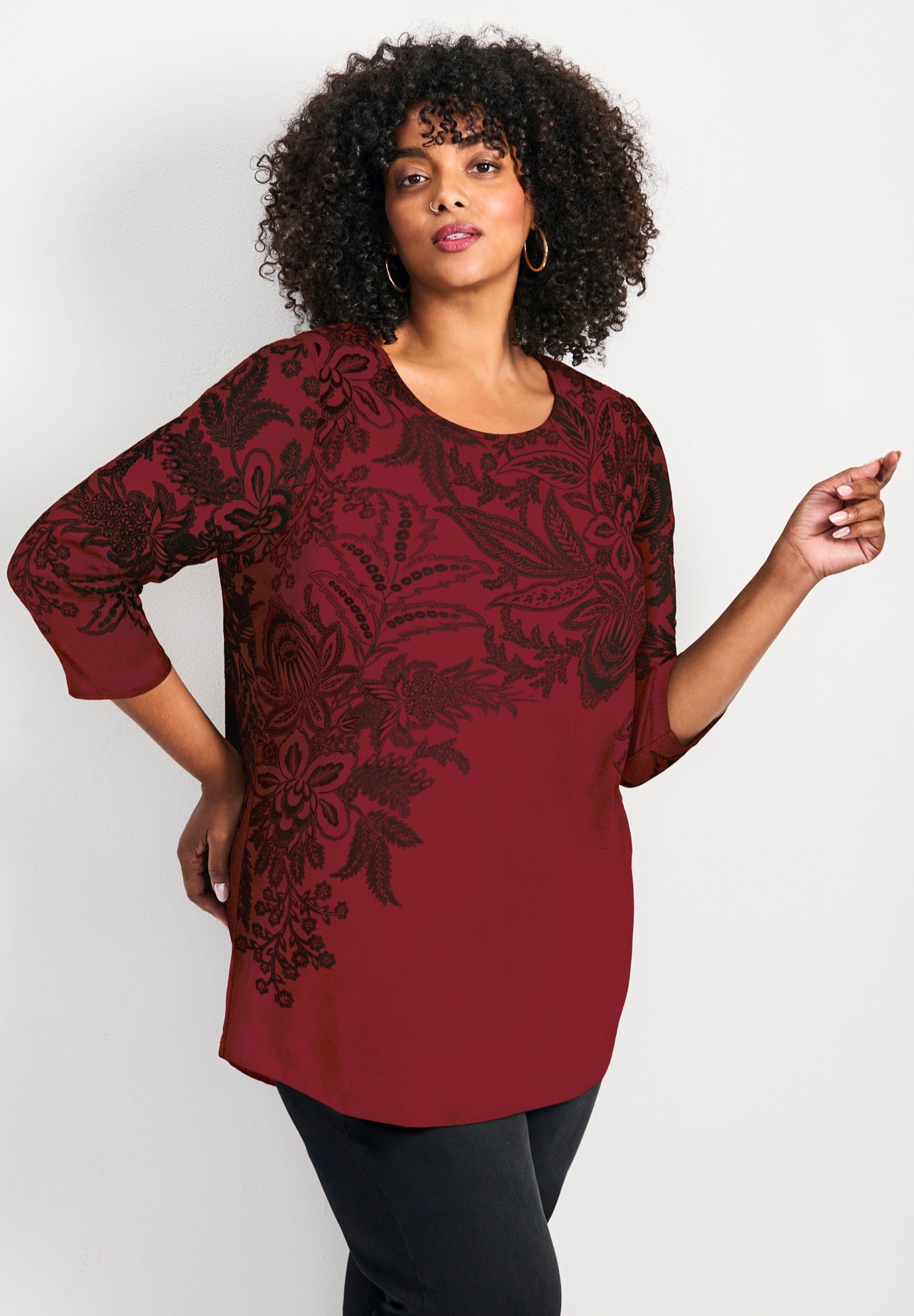 Millie 3/4 Sleeve Top image number 0