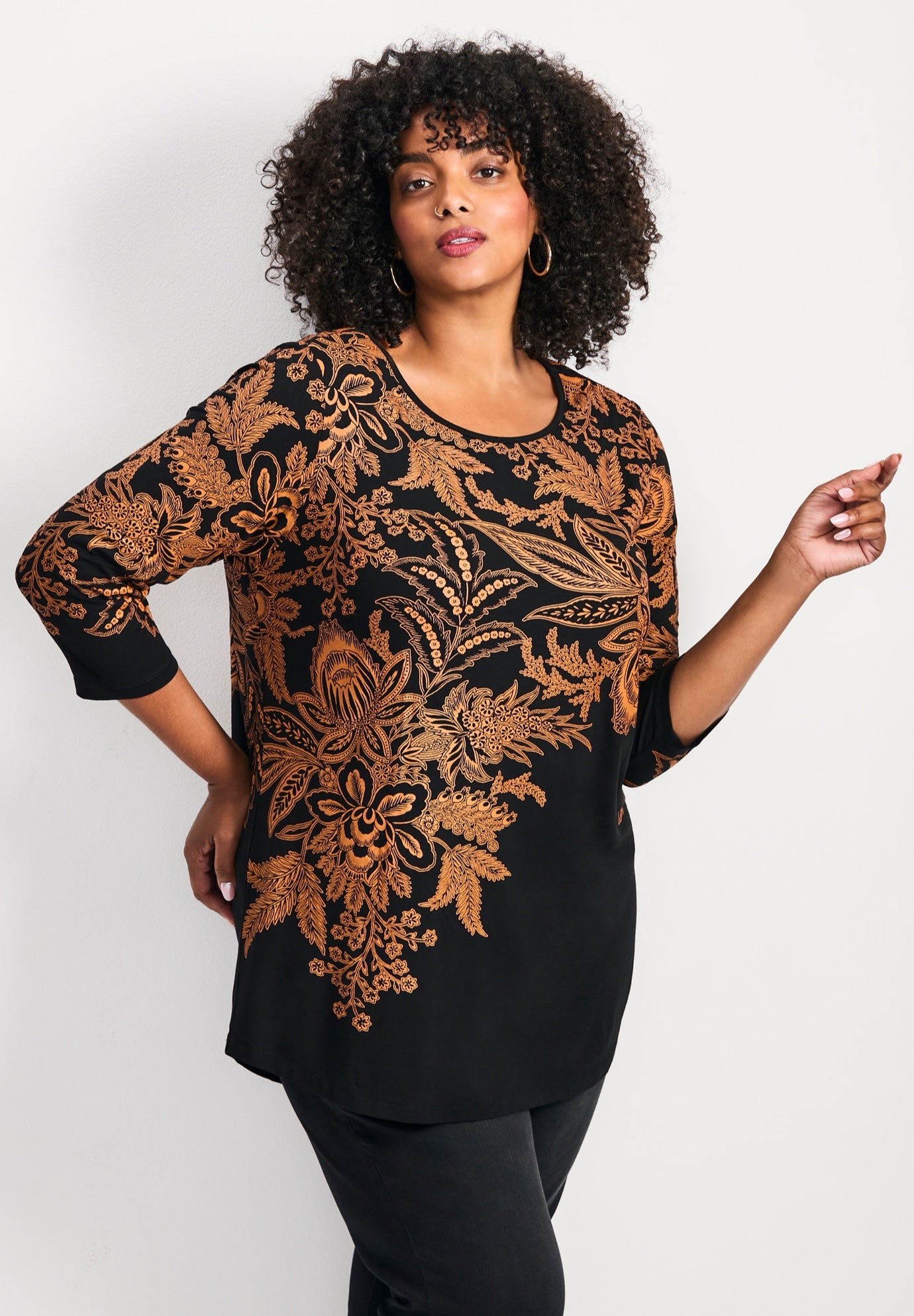 Millie 3/4 Sleeve Top image number 0