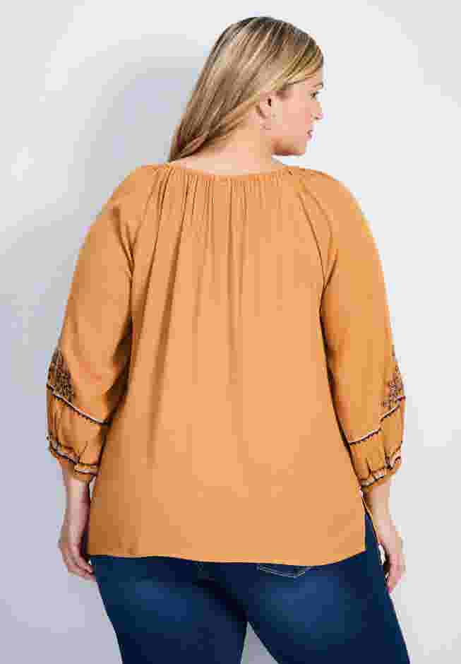 Anna Embroidery Detail Top image number 1