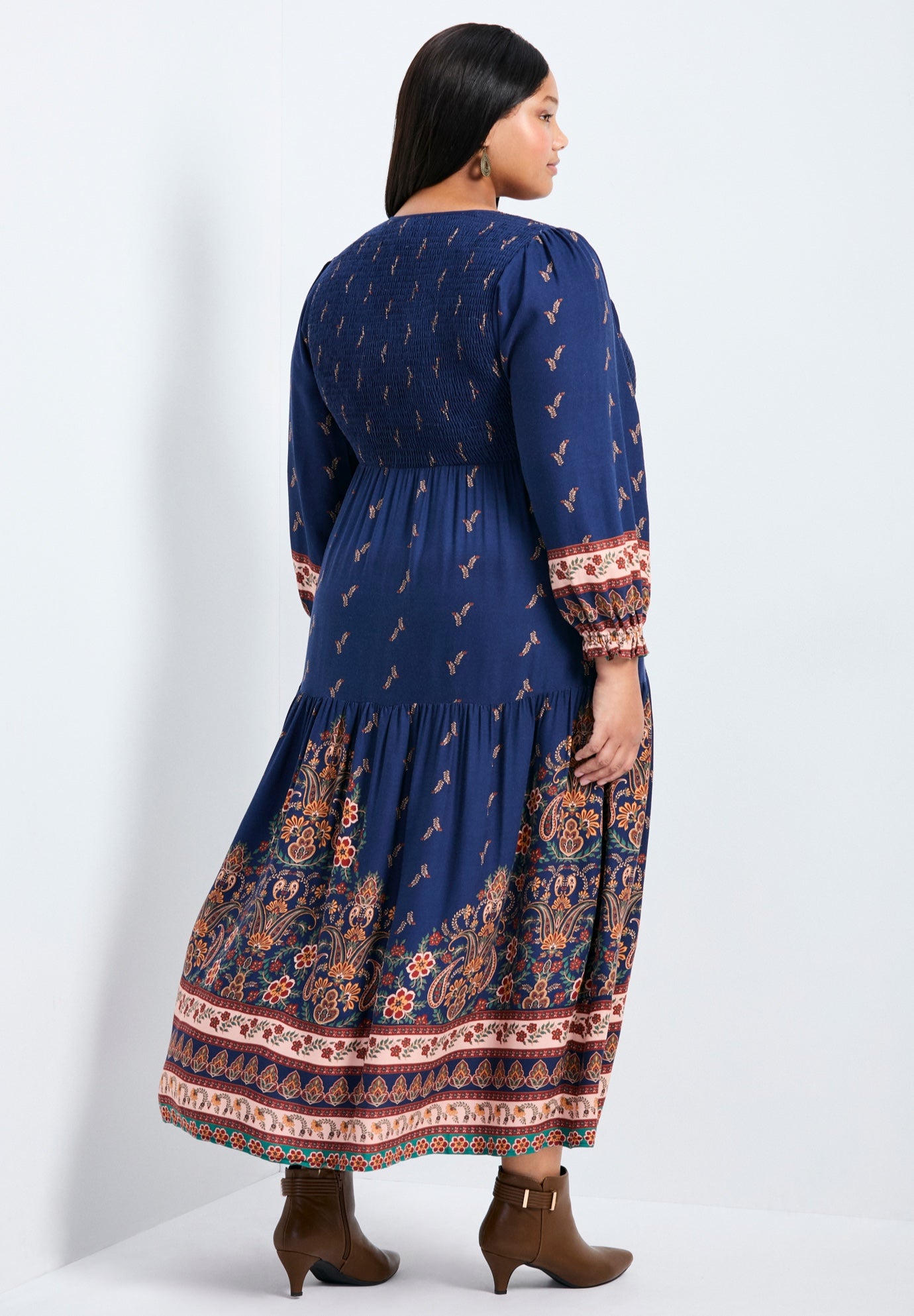 Sherry Shirred Bodice Maxi Dress image number 1