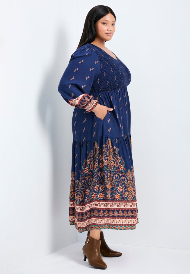 Sherry Shirred Bodice Maxi Dress image number 2