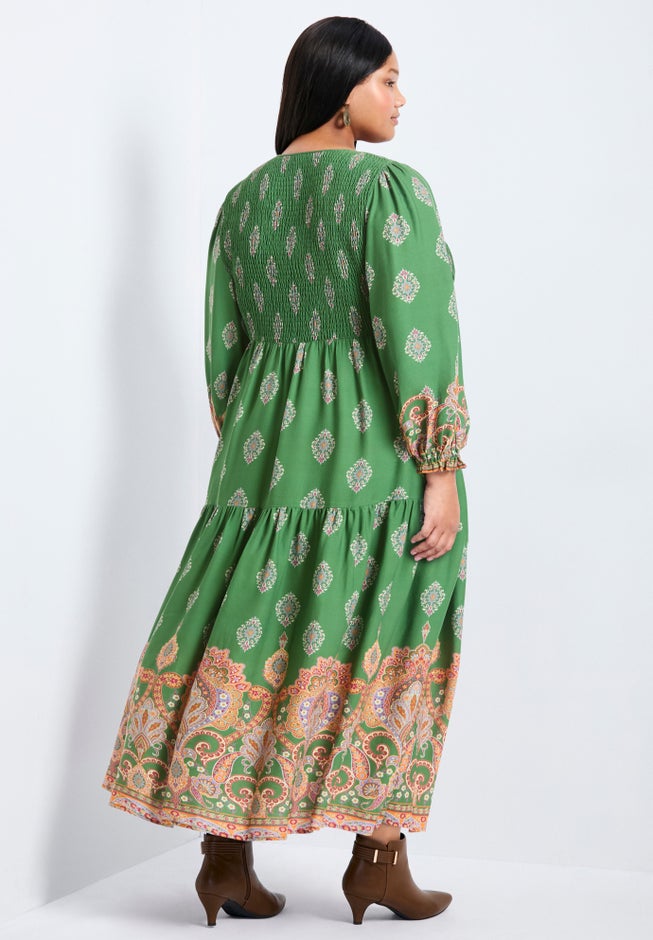 Sherry Shirred Bodice Maxi Dress image number 1