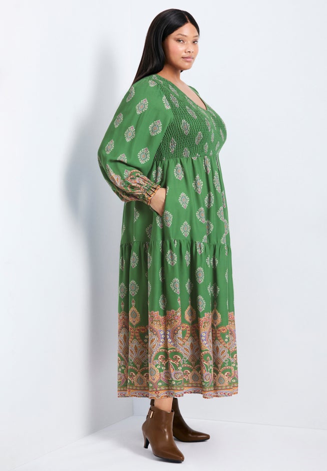 Sherry Shirred Bodice Maxi Dress image number 2