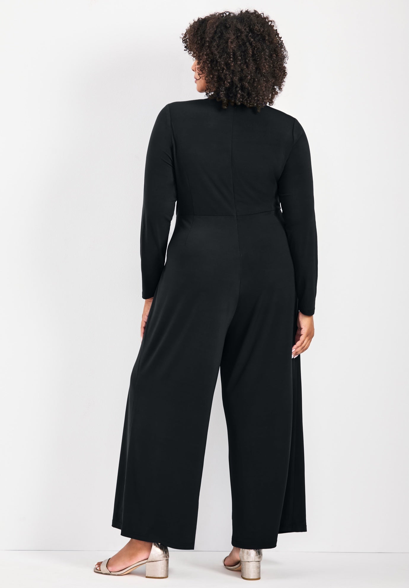 Glamour Wrap Front Jumpsuit image number 1