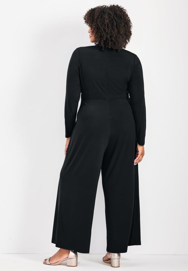 Glamour Wrap Front Jumpsuit image number 1