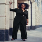 Glamour Wrap Front Jumpsuit image number null