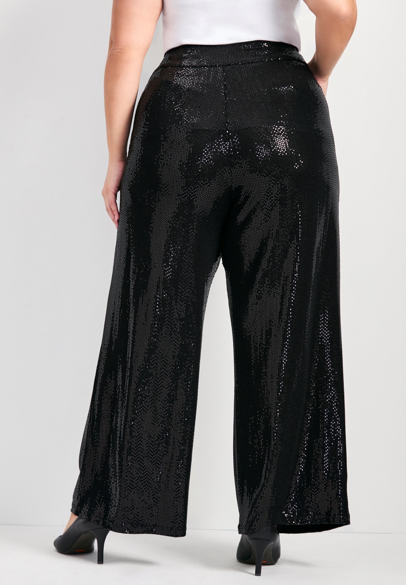 Glitz Sequin Wide Leg Pant image number 1