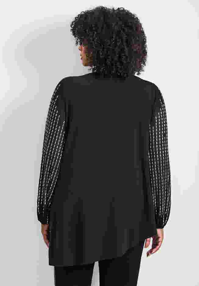 Glitz Emblsh Slv Tunic image number 1