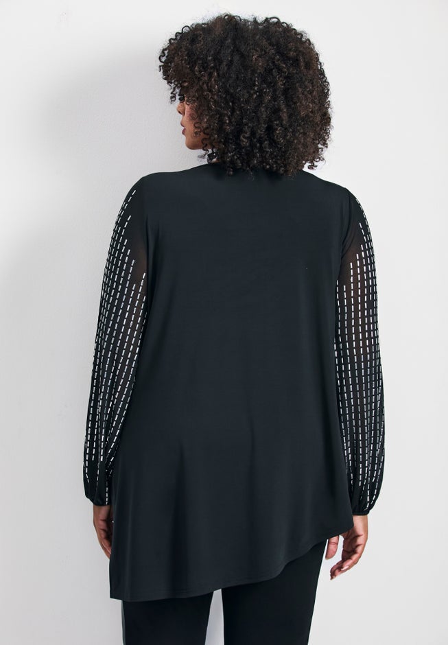 Glitz Embellished Sleeve Tunic image number 1