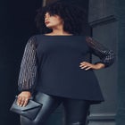 Glitz Embellished Sleeve Tunic image number null