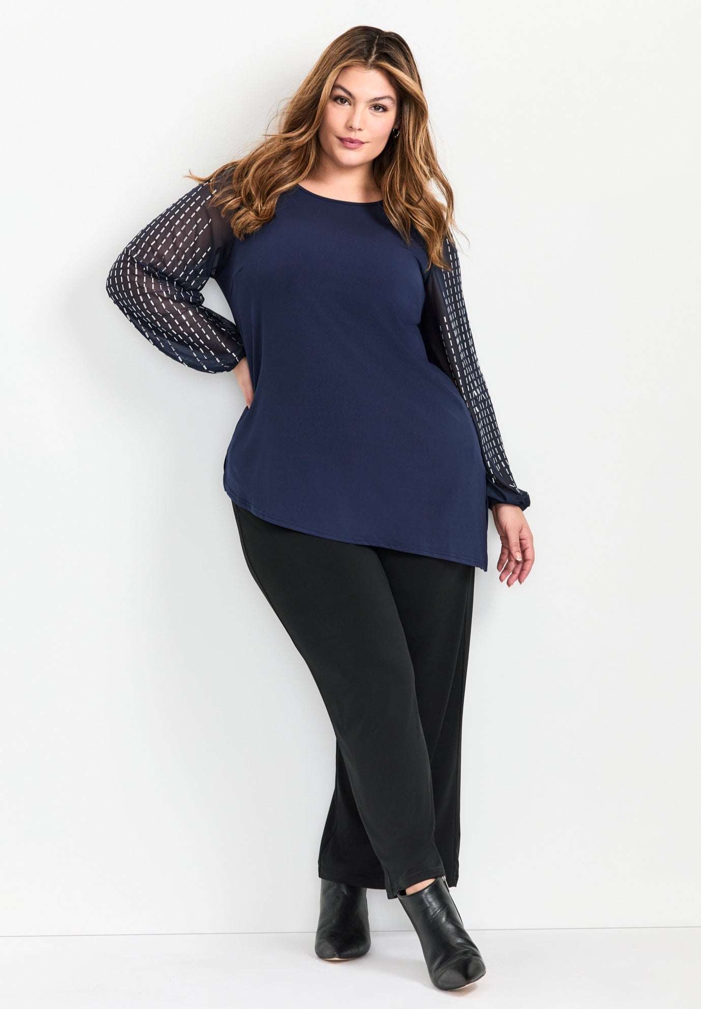 Glitz Embellished Sleeve Tunic image number 4