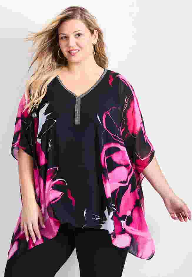 Take Me Out Embellished Blouse image number 0