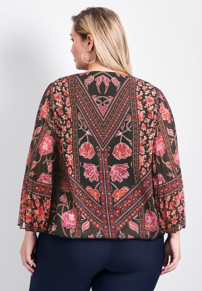 Harmony Pleat Sleeve Top image number 1