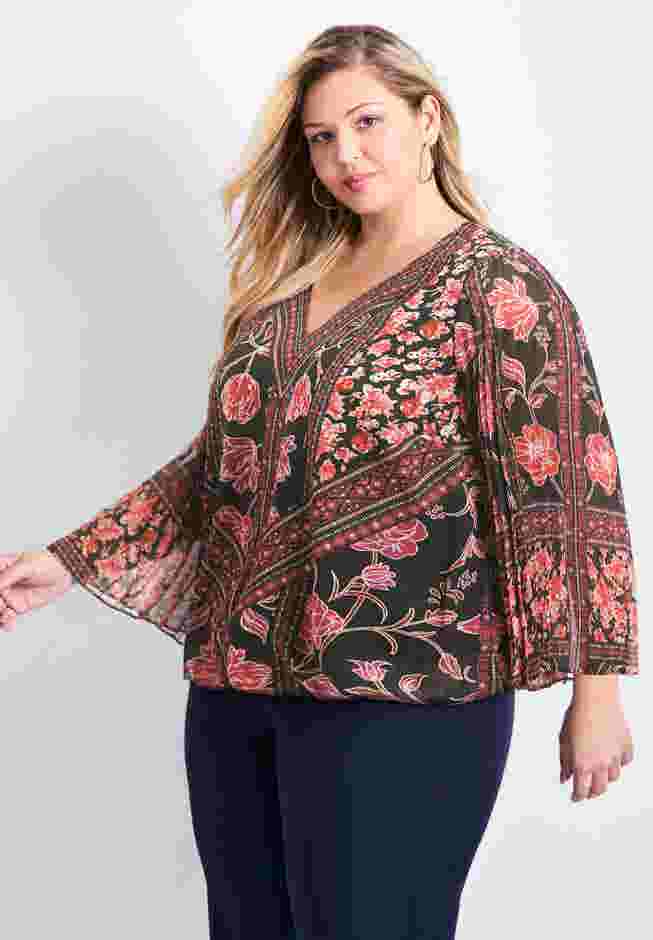 Harmony Pleat Sleeve Top image number 2