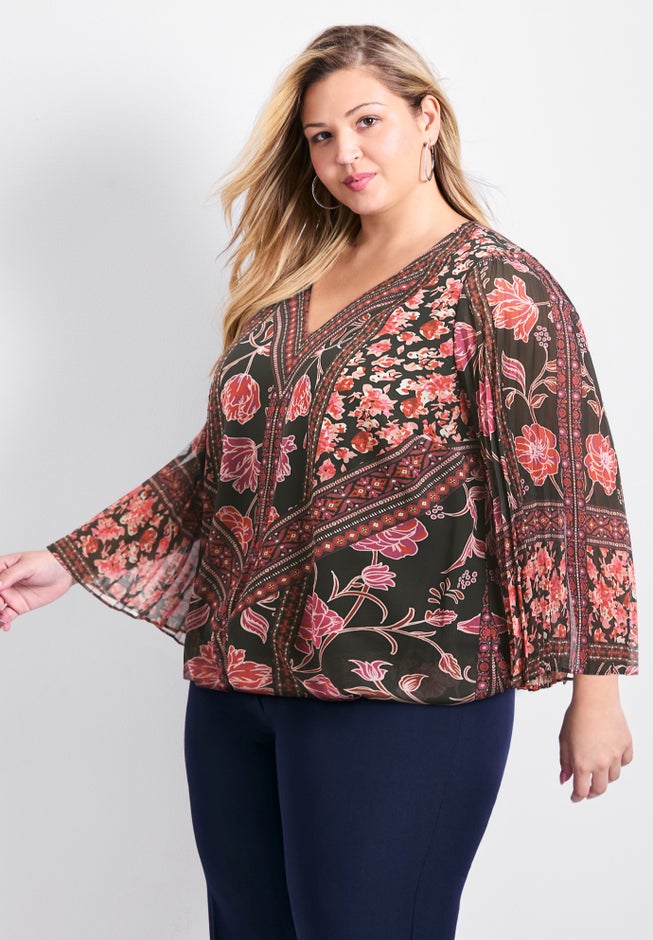 Harmony Pleat Sleeve Top image number 2