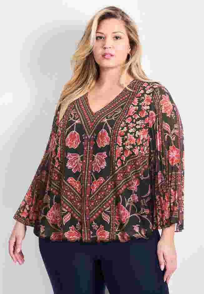 Harmony Pleat Sleeve Top image number 0